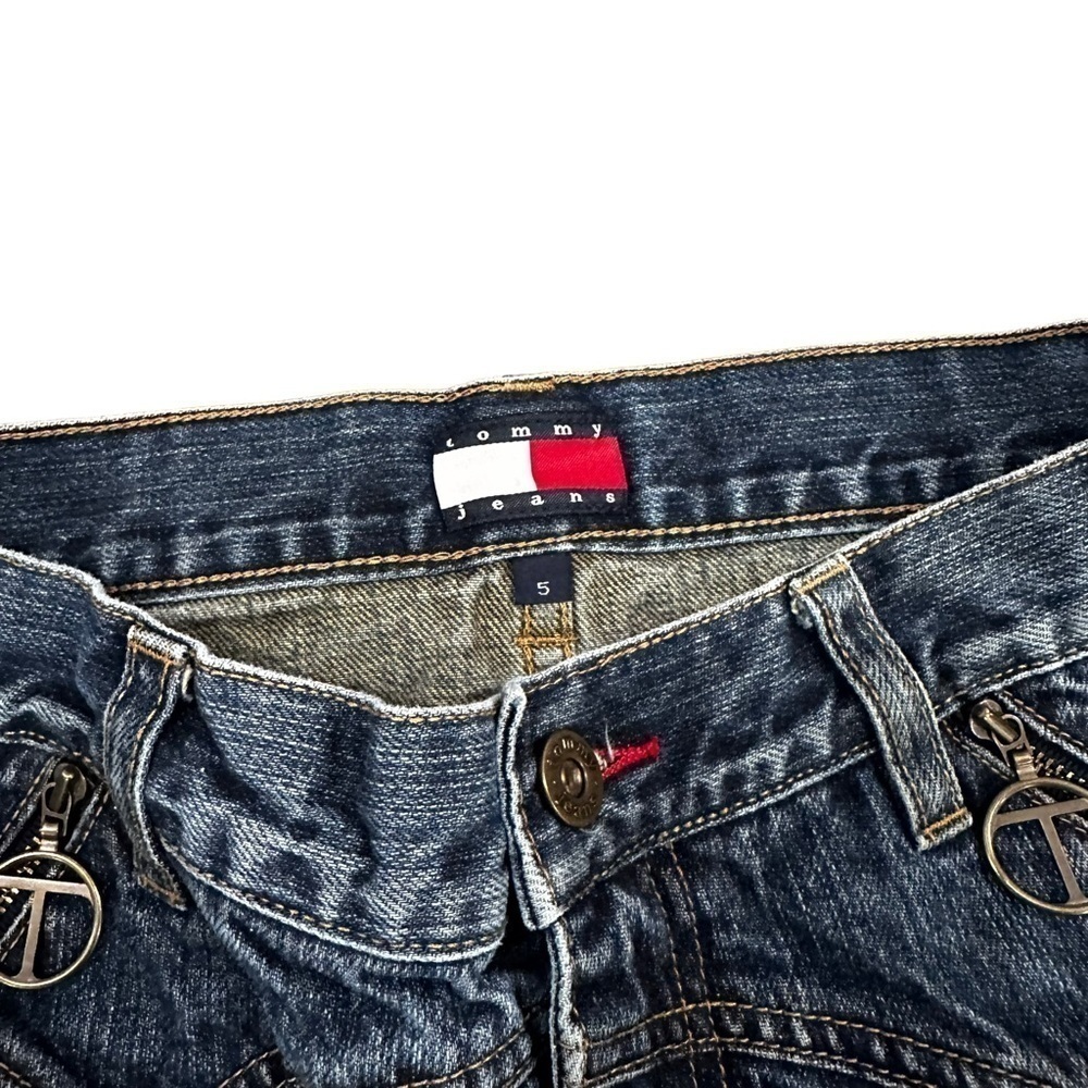 Tommy Jeans Y2K denim mini skirt low rise vintage - Picture 2 of 4